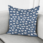 Good Night Koala Pattern Print Pillow Cover
