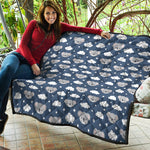 Good Night Koala Pattern Print Quilt