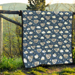 Good Night Koala Pattern Print Quilt
