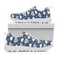 Good Night Koala Pattern Print White Running Shoes