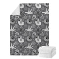 Gothic Wicca Curse Print Blanket