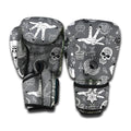 Gothic Wicca Curse Print Boxing Gloves