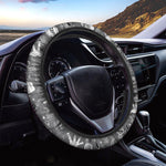 Gothic Wicca Curse Print Car Steering Wheel Cover