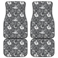 Gothic Wicca Curse Print Front and Back Car Floor Mats