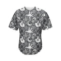 Gothic Wicca Curse Print Men's Baseball Jersey