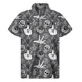 Gothic Wicca Curse Print Men's Short Sleeve Shirt