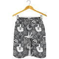 Gothic Wicca Curse Print Men's Shorts