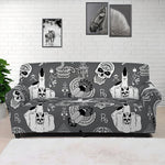 Gothic Wicca Curse Print Sofa Cover