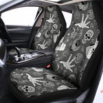 Gothic Wicca Curse Print Universal Fit Car Seat Covers
