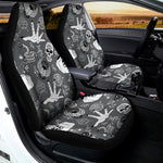 Gothic Wicca Curse Print Universal Fit Car Seat Covers