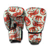 Gouache Tiger Pattern Print Boxing Gloves