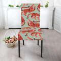 Gouache Tiger Pattern Print Dining Chair Slipcover