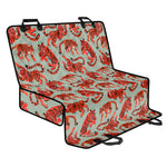 Gouache Tiger Pattern Print Pet Car Back Seat Cover