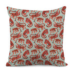 Gouache Tiger Pattern Print Pillow Cover