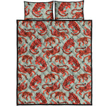 Gouache Tiger Pattern Print Quilt Bed Set