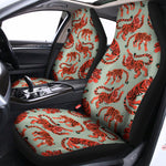 Gouache Tiger Pattern Print Universal Fit Car Seat Covers