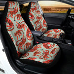 Gouache Tiger Pattern Print Universal Fit Car Seat Covers
