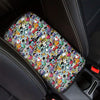 Graffiti Cartoon Characters Print Car Center Console Cover