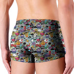 Graffiti Cartoon Characters Print Men's Boxer Briefs