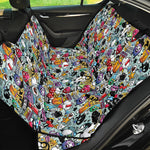 Graffiti Cartoon Characters Print Pet Car Back Seat Cover