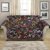 Graffiti Donut Pattern Print Loveseat Protector