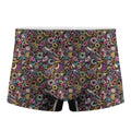 Graffiti Donut Pattern Print Men's Boxer Briefs