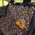 Graffiti Donut Pattern Print Pet Car Back Seat Cover