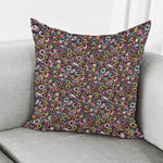 Graffiti Donut Pattern Print Pillow Cover