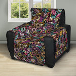 Graffiti Donut Pattern Print Recliner Protector