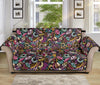 Graffiti Donut Pattern Print Sofa Protector