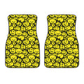 Graffiti Happy Emoji Pattern Print Front Car Floor Mats