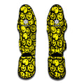 Graffiti Happy Emoji Pattern Print Muay Thai Shin Guards