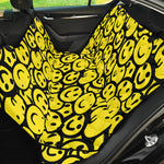 Graffiti Happy Emoji Pattern Print Pet Car Back Seat Cover