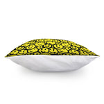 Graffiti Happy Emoji Pattern Print Pillow Cover