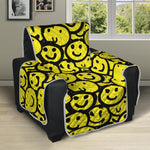 Graffiti Happy Emoji Pattern Print Recliner Protector