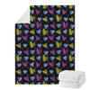 Graffiti Heart Pattern Print Blanket