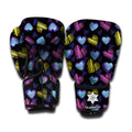 Graffiti Heart Pattern Print Boxing Gloves