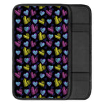 Graffiti Heart Pattern Print Car Center Console Cover