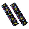 Graffiti Heart Pattern Print Car Seat Belt Covers