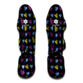 Graffiti Heart Pattern Print Muay Thai Shin Guards
