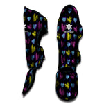 Graffiti Heart Pattern Print Muay Thai Shin Guard