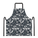 Graffiti Monster Characters Print Apron