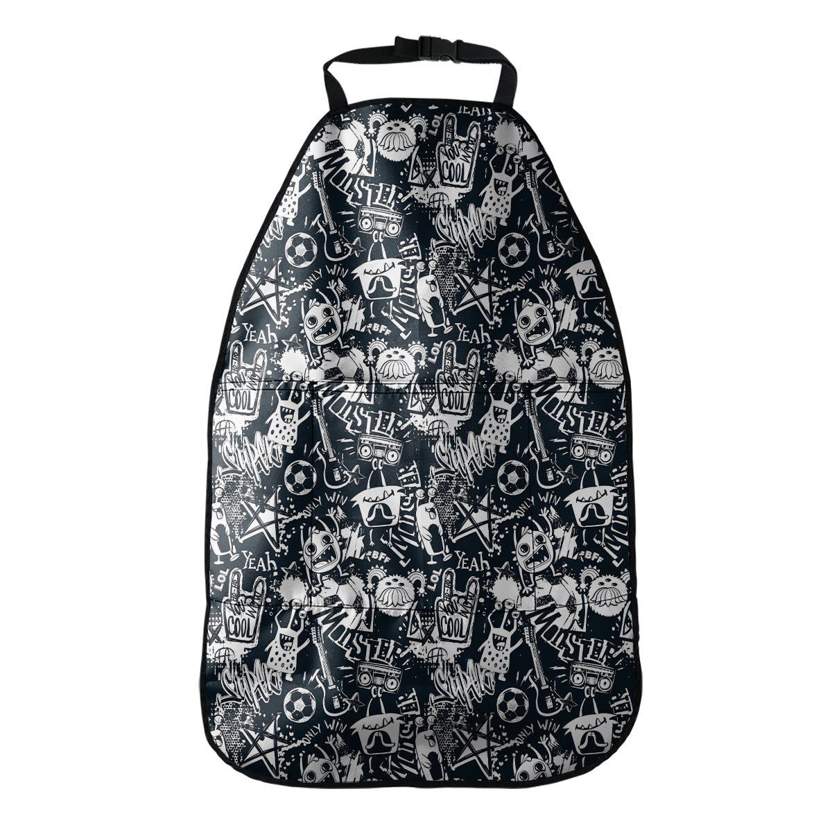 Graffiti Monster Characters Print Car Seat Organizers