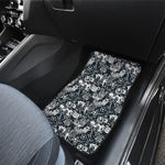 Graffiti Monster Characters Print Front and Back Car Floor Mats