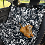 Graffiti Monster Characters Print Pet Car Back Seat Cover