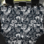 Graffiti Monster Characters Print Pet Car Back Seat Cover