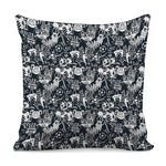 Graffiti Monster Characters Print Pillow Cover