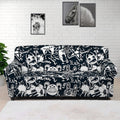Graffiti Monster Characters Print Sofa Cover