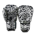 Graffiti Surfing Pattern Print Boxing Gloves