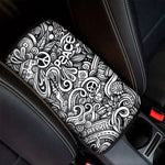 Graffiti Surfing Pattern Print Car Center Console Cover
